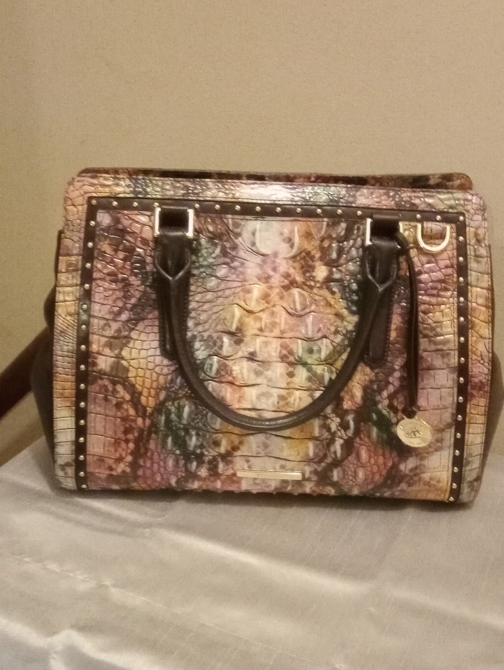 Brahmin Small Finley Leather Handbag.